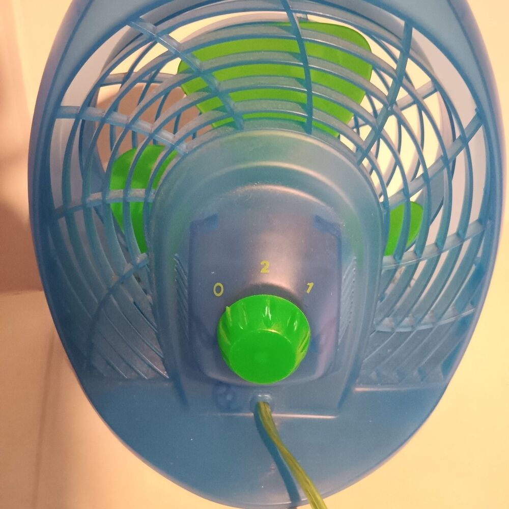 Vintage Holmes Tropicool Translucent Desk Fan-1997-2 Speed Motor-Tested/Working - Picture 5 of 11